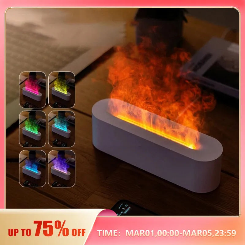 Chosenwsm™ USB Flame Aroma Oil Diffuser